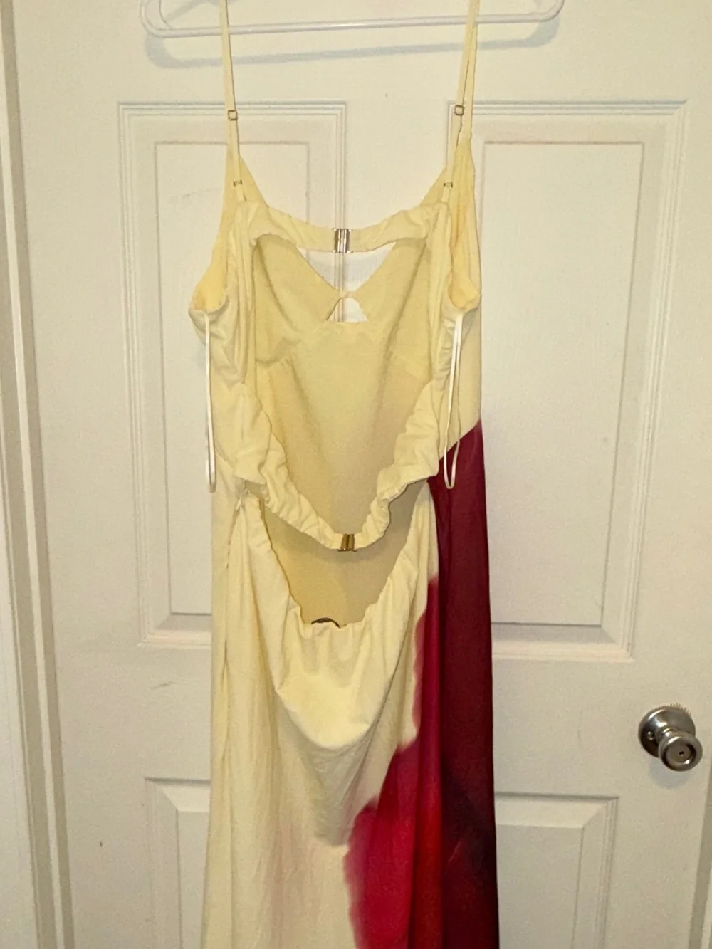 Abercrombie & Fitch Julia Slip Cutout Maxi Dress XXLT